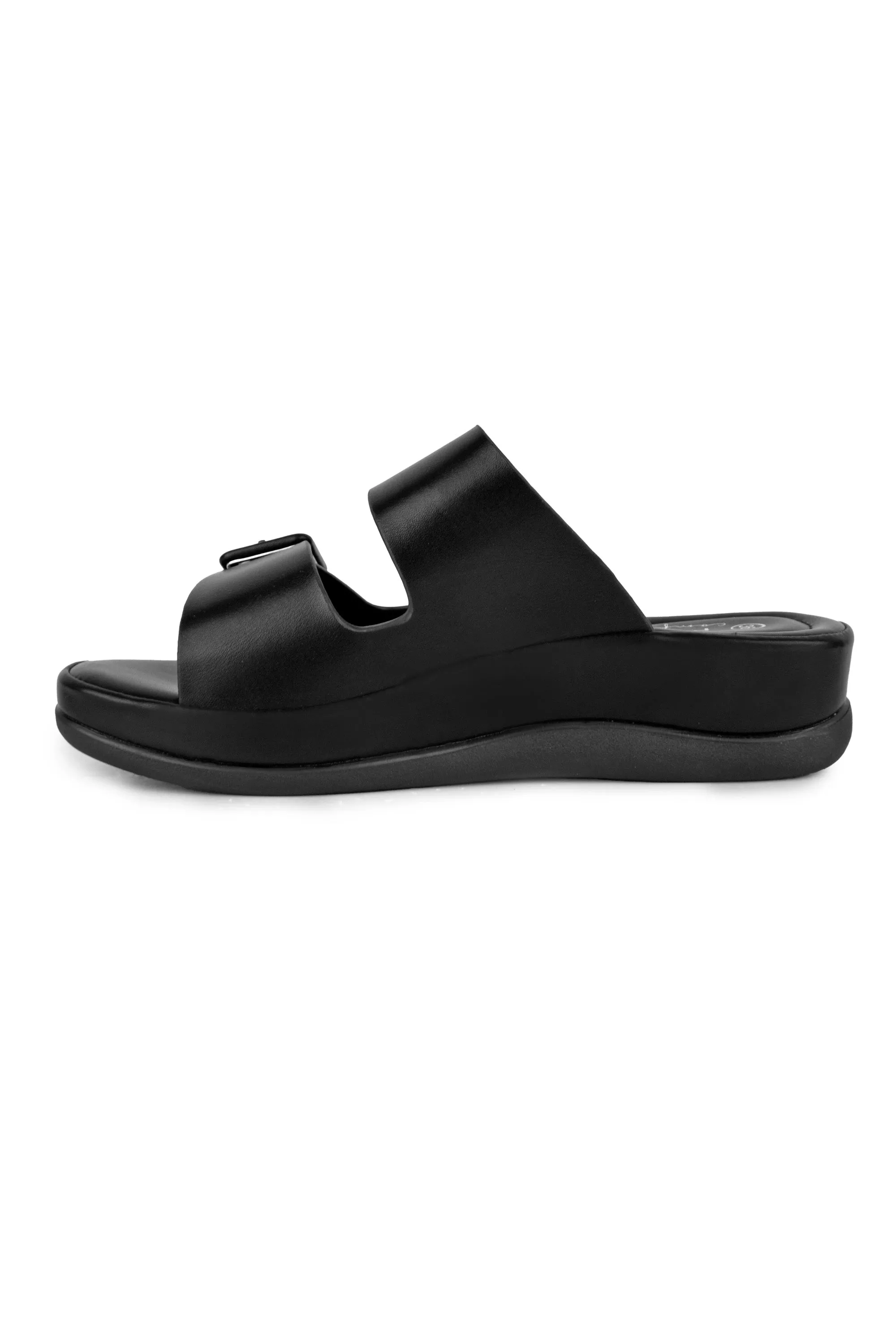01-5221 Flat Buckle Slipper
