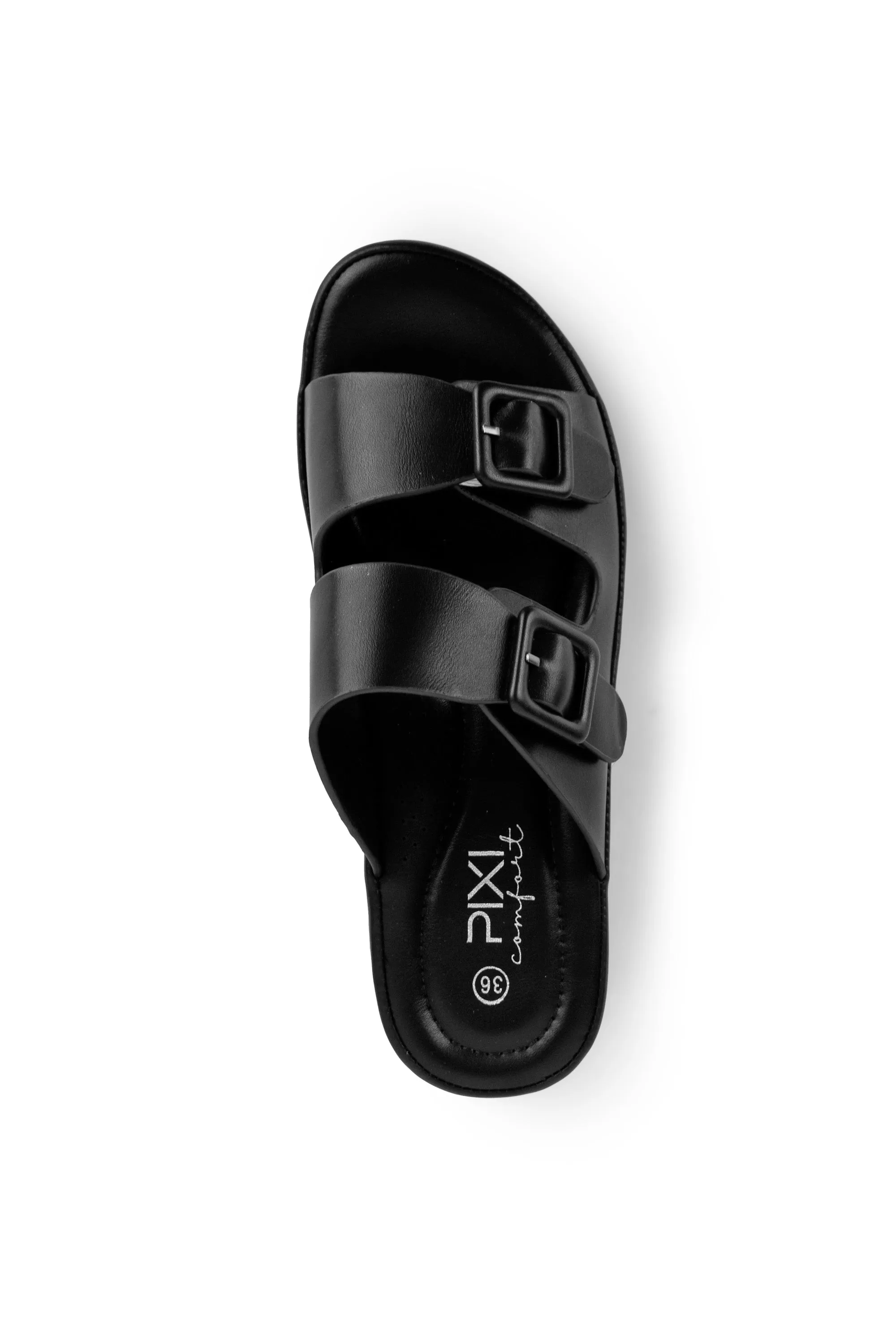 01-5221 Flat Buckle Slipper