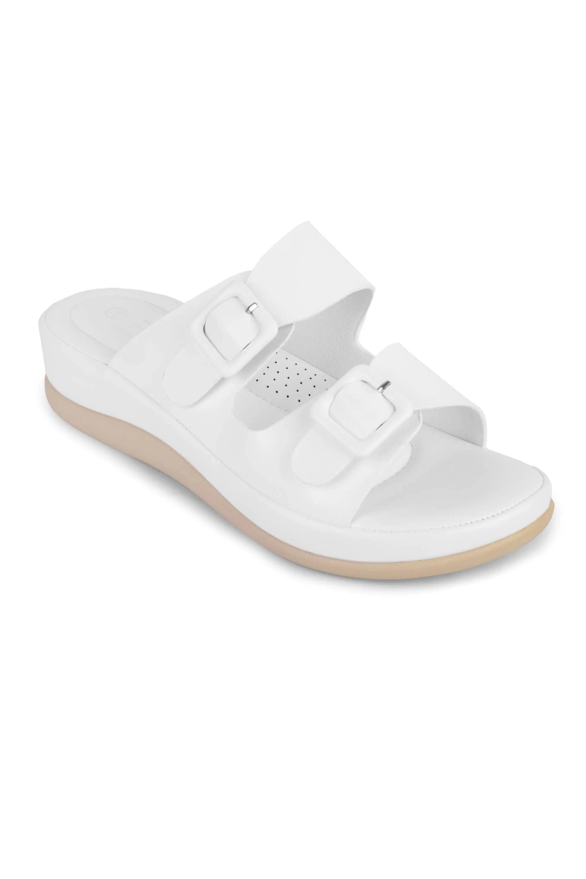 01-5221 Flat Buckle Slipper