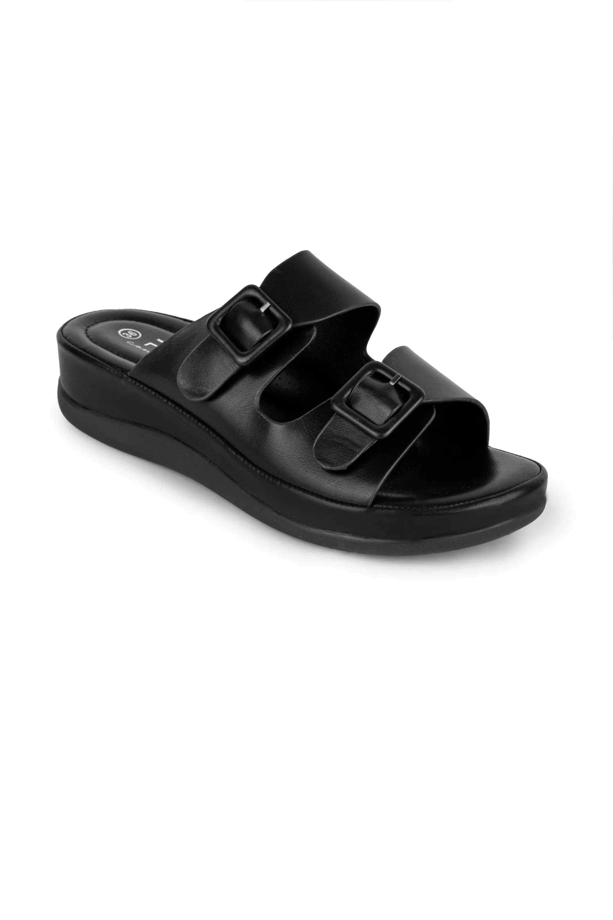 01-5221 Flat Buckle Slipper