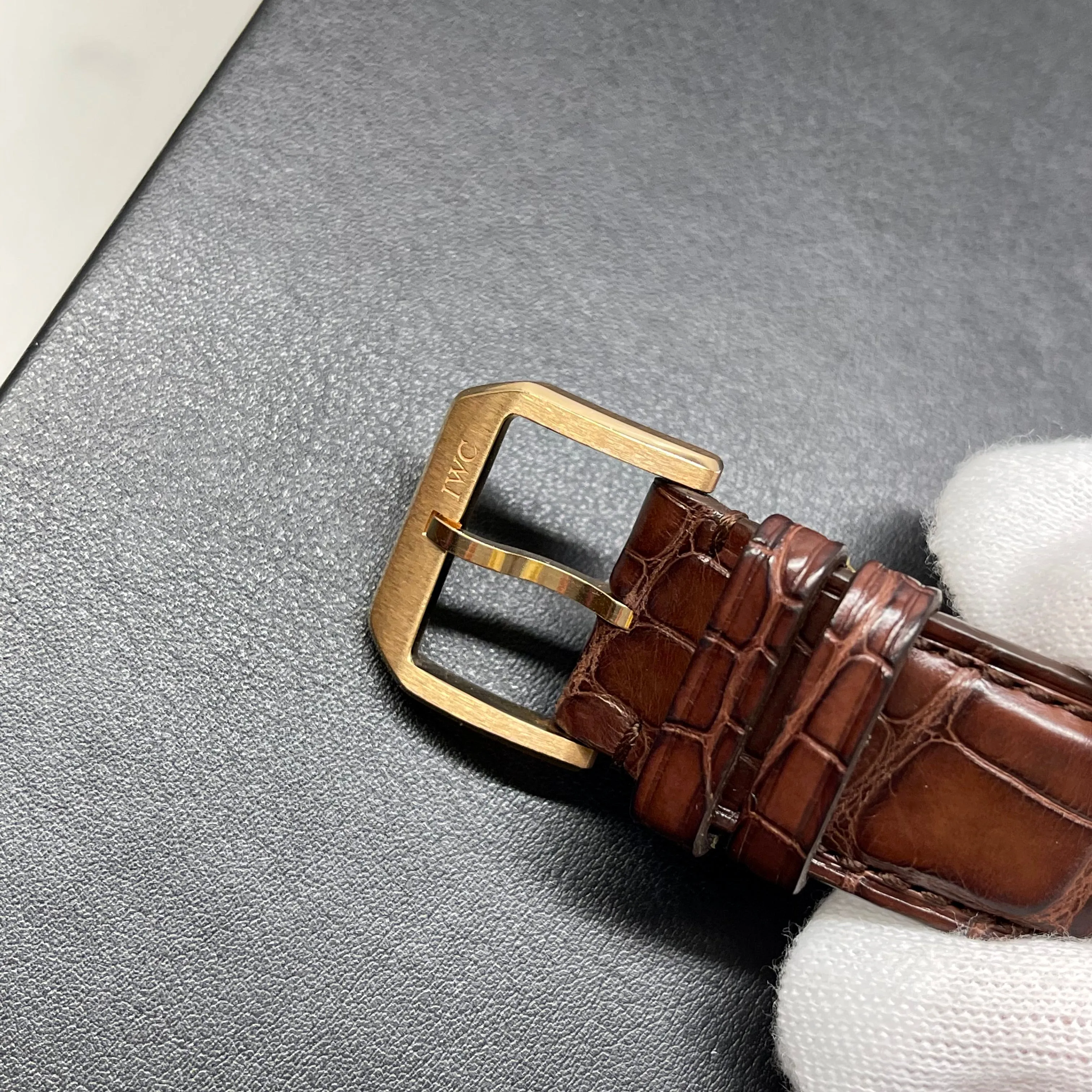 2020 IWC Portugieser IW371480 18K Rose Gold Automatic Chronograph Wristwatch Box Papers