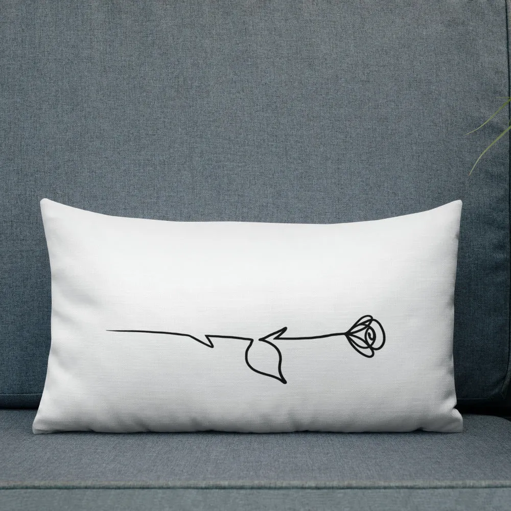 A Rose is a Rose Love Premium Pillow
