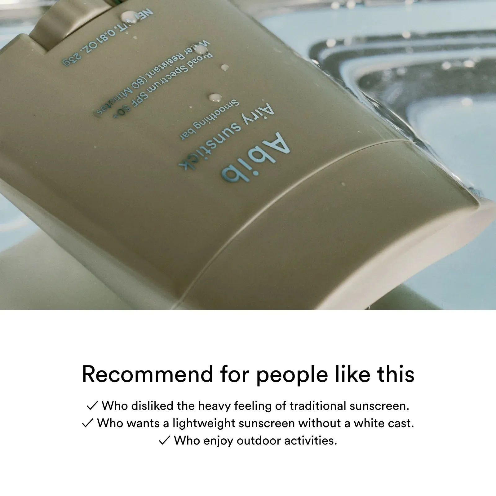 Abib - Airy Sunstick Smoothing Bar
