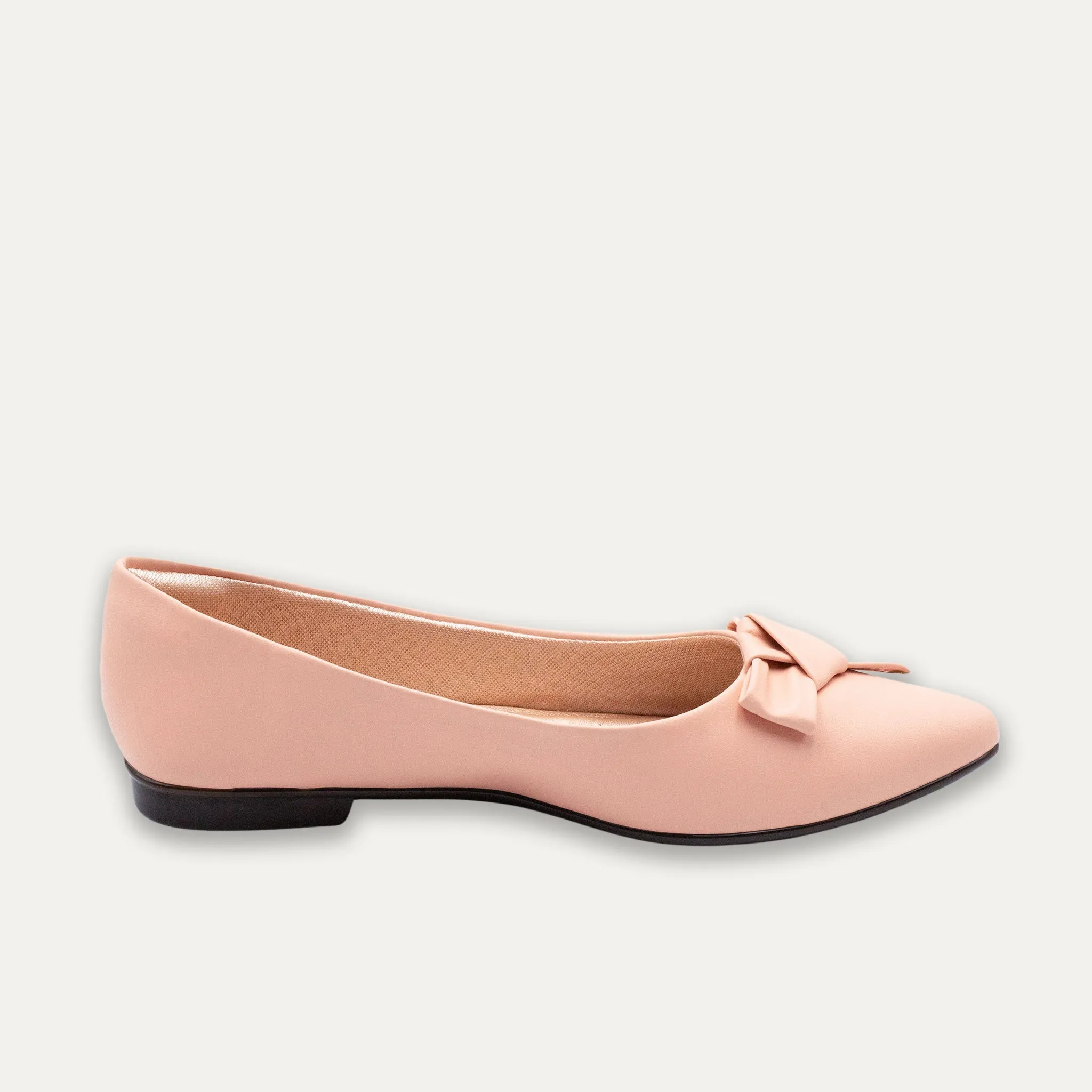 Aitana Tye Apricot Pointed Toe Flats
