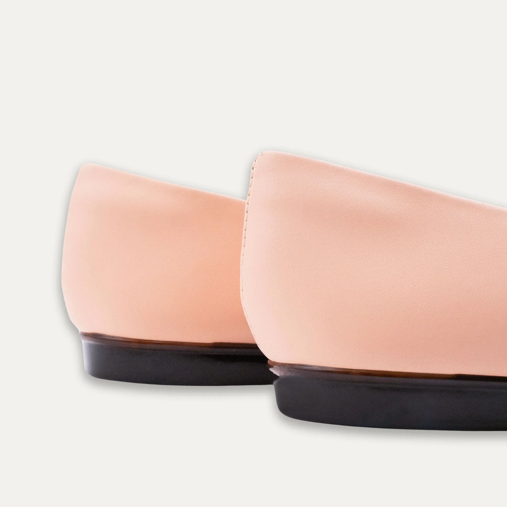 Aitana Tye Apricot Pointed Toe Flats