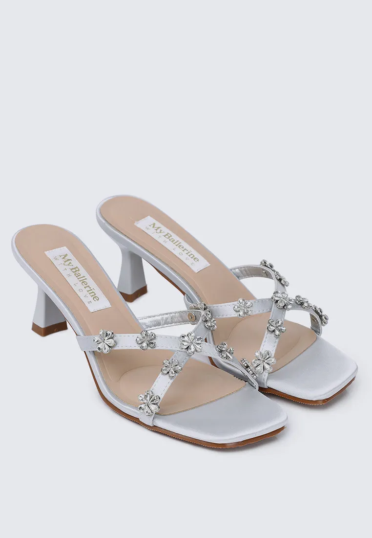 Alyssa Comfy Heels In Grey