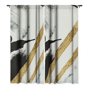 ARMOR 8 A MINIMAL ABSTRACT PIE WINDOW CURTAINS