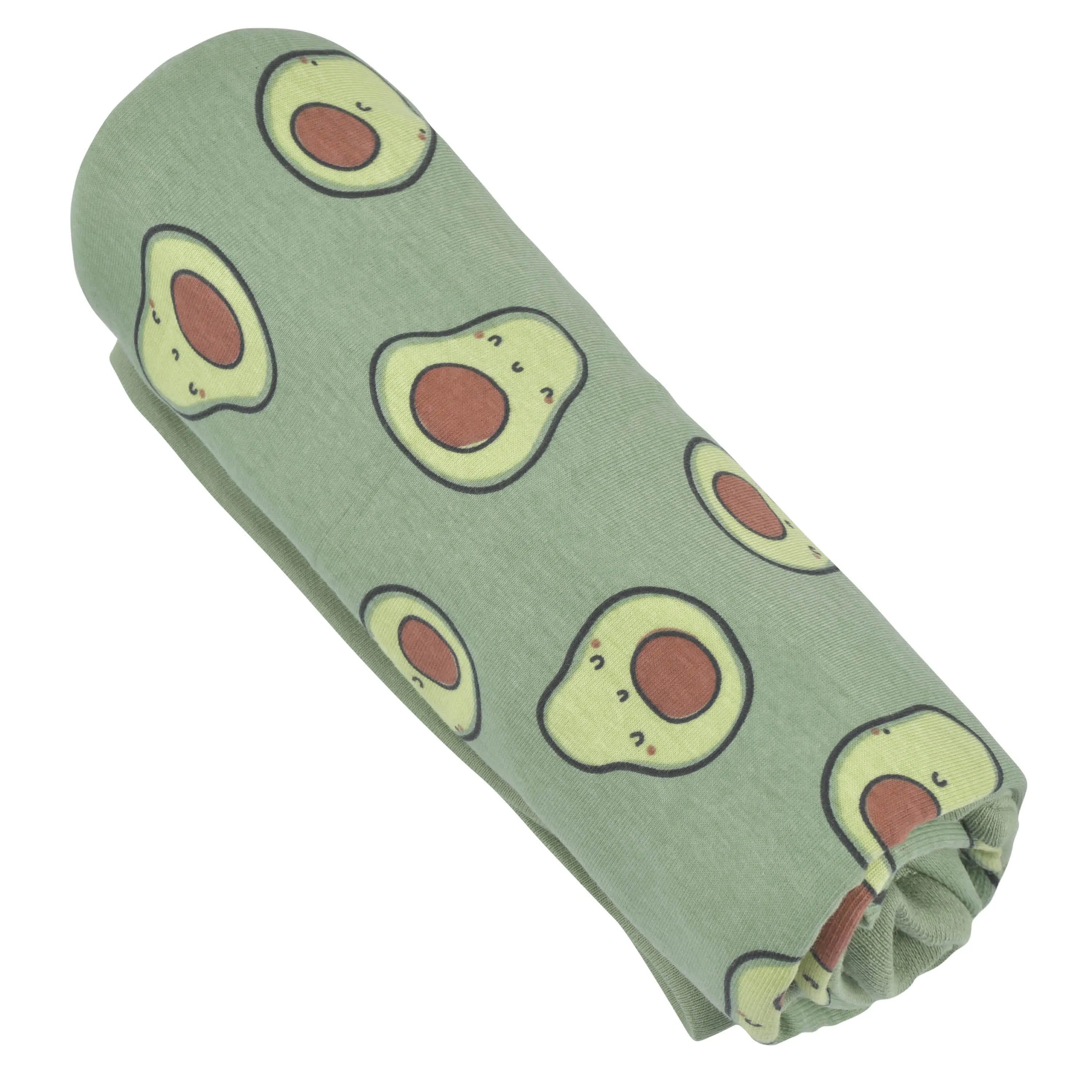Baby Neutral Comfy Stretch Avocado Reversible Baby Blanket