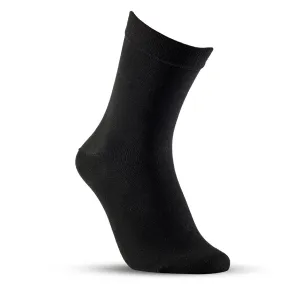 Bamboo Crew Socks 4-Pack Unisex in Black