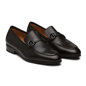 Black Buckle Loafer