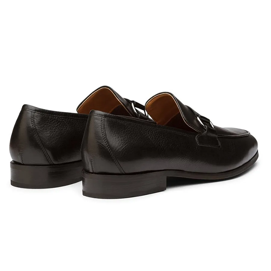 Black Buckle Loafer