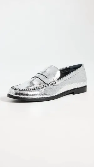 Blanket Stitch Loafers