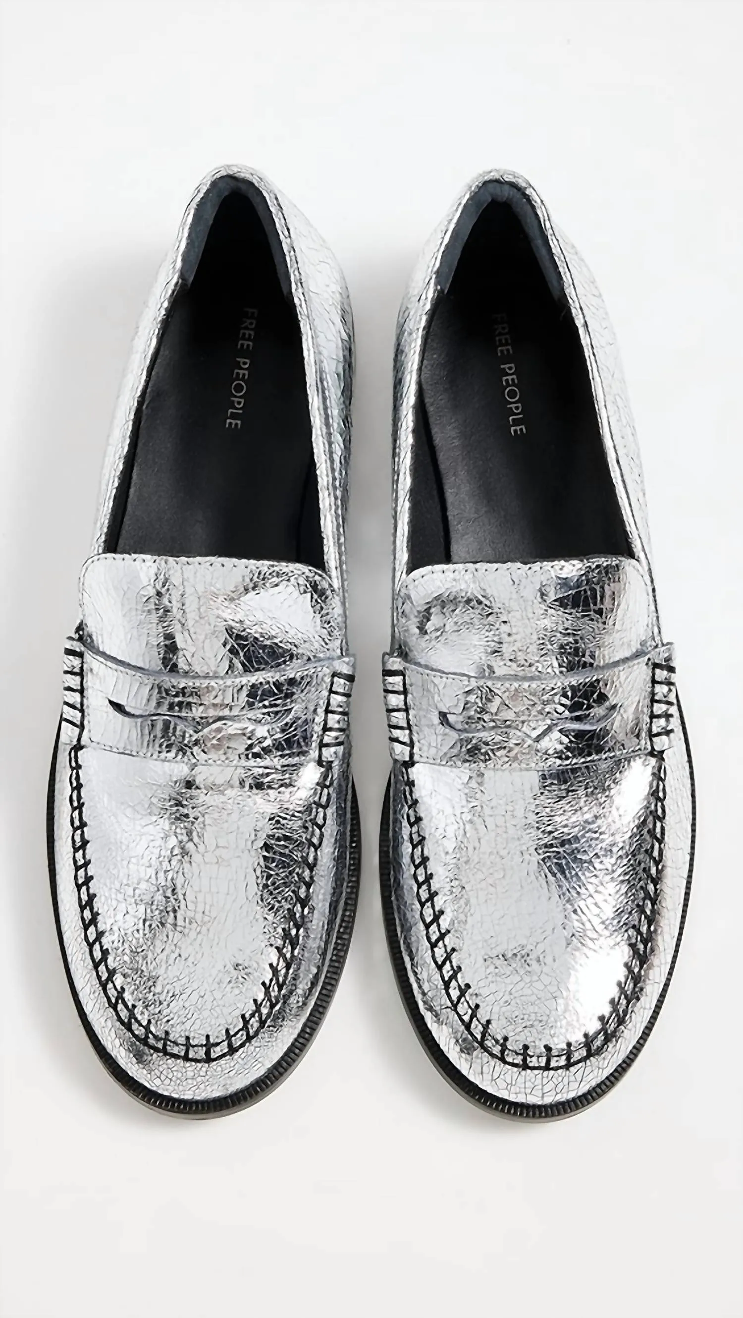 Blanket Stitch Loafers