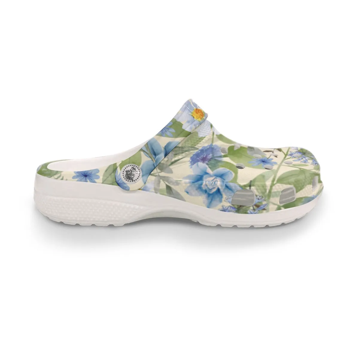 Blue Floral Rubber Shoes up to size 12