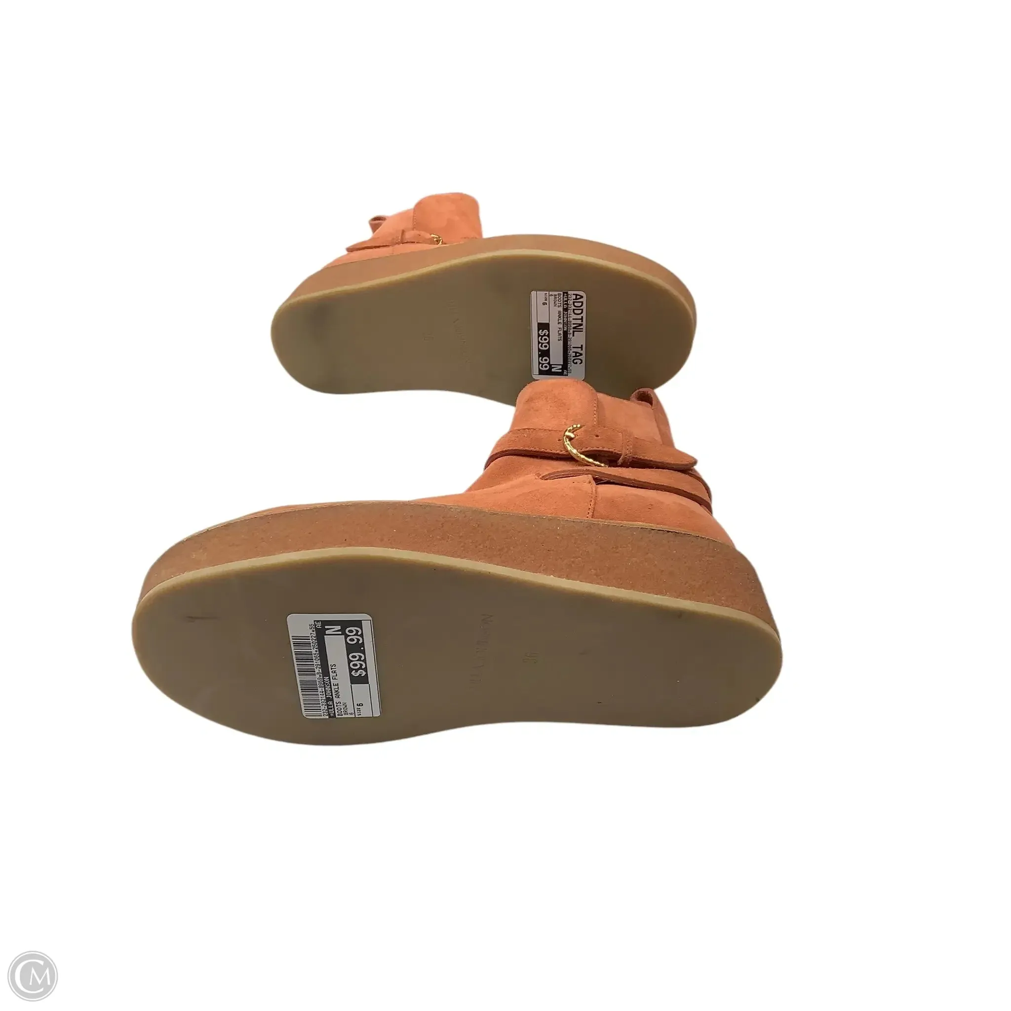 Boots Ankle Flats By Ulla Johnson In Brown, Size: 6