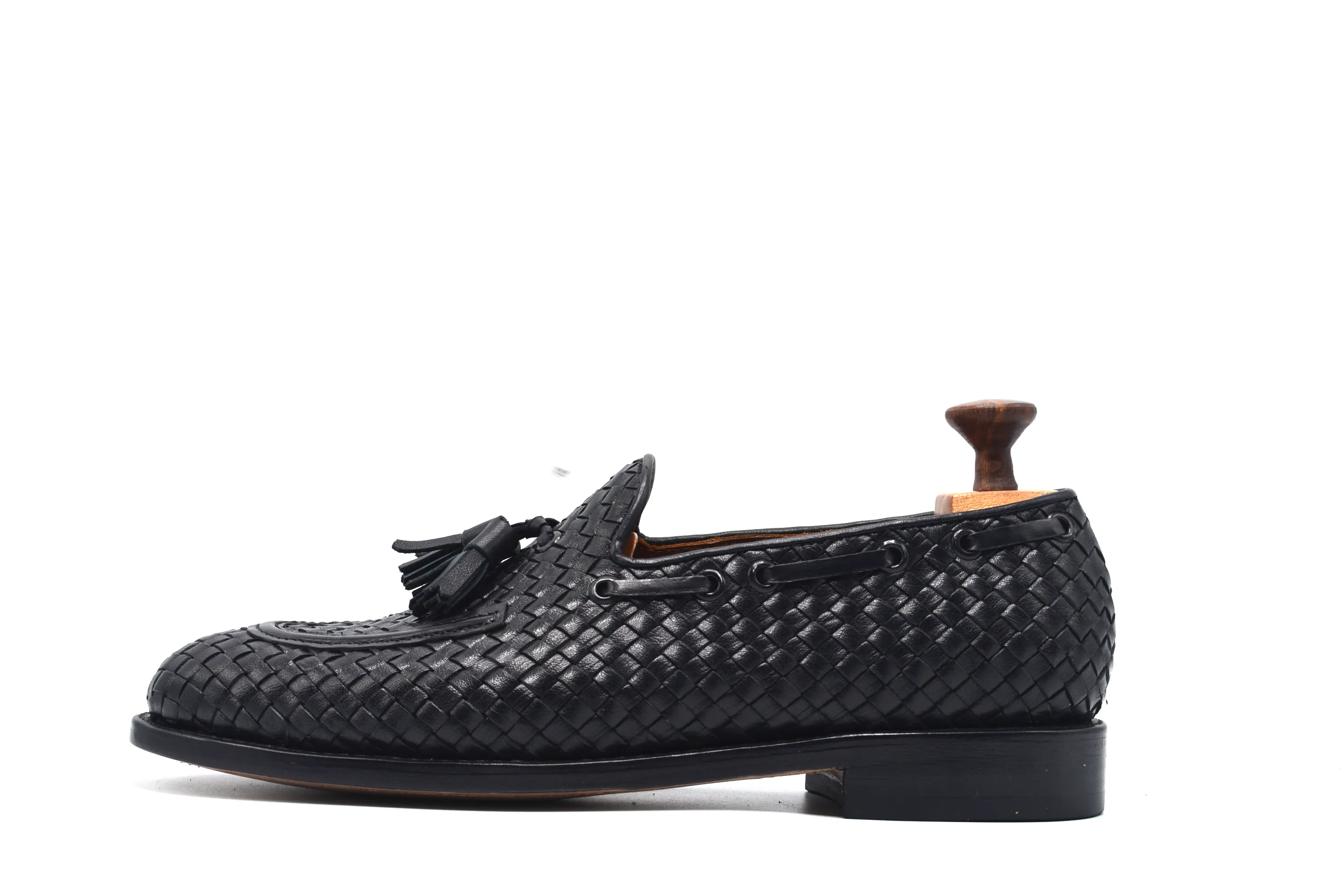 Braided Tassel Loafer Shoes