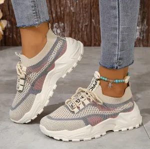 Breathable mesh trainers for women