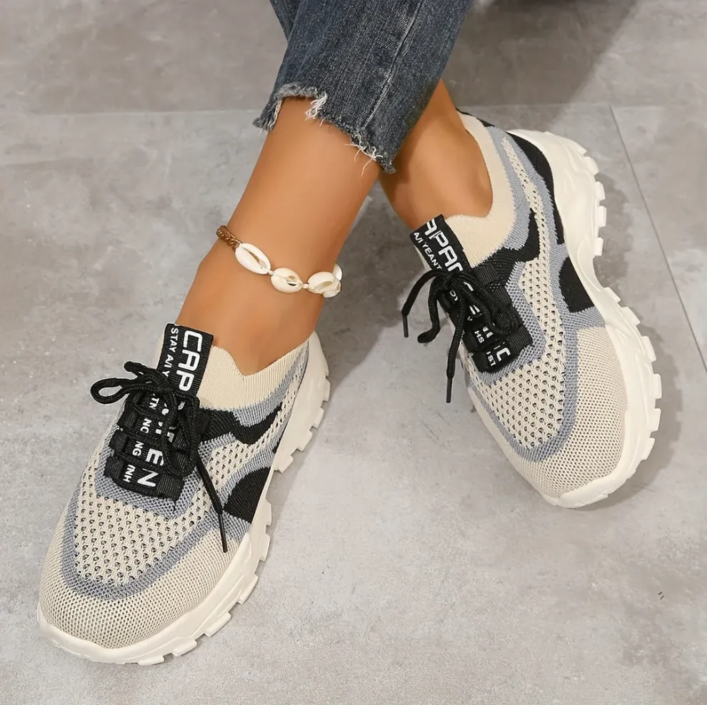 Breathable mesh trainers for women