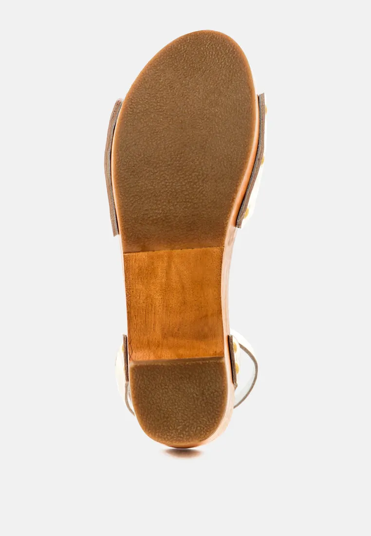 Cara Wooden Clogs By Ruw