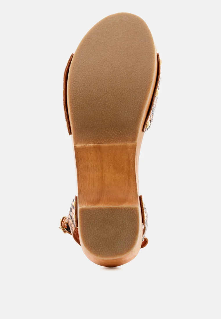 Cara Wooden Clogs By Ruw