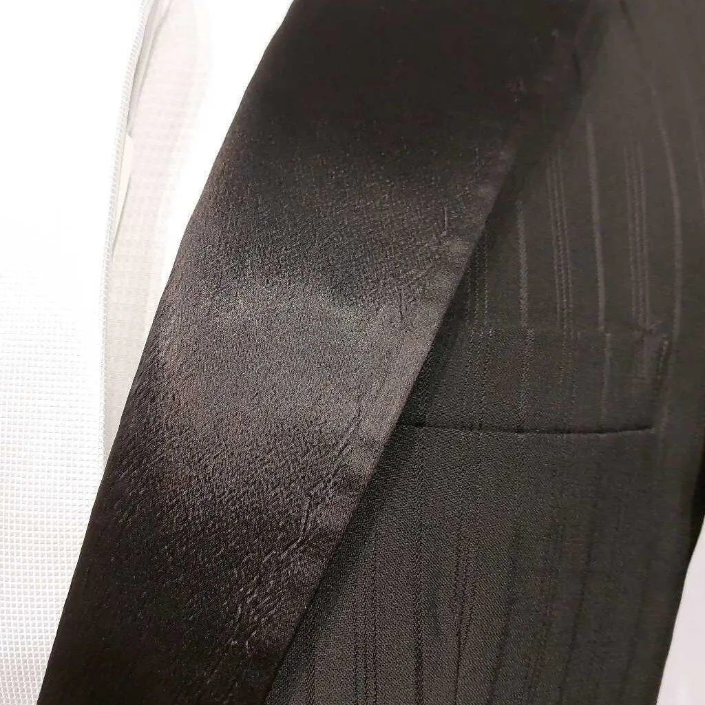 Carl Meyers Black Striped Boys Formal Tux