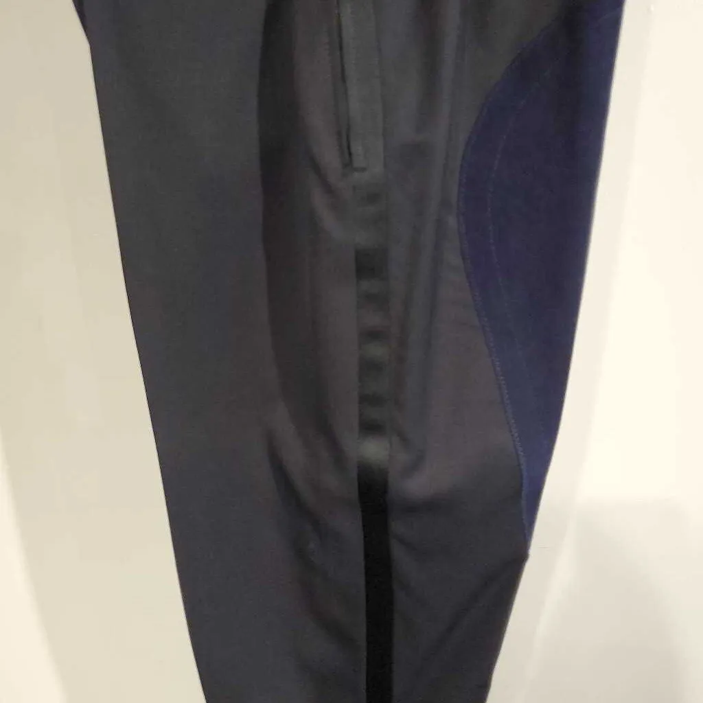 Carl Meyers Navy Formal Jods with Full Seat Suede(27W, 36 1/2INS)
