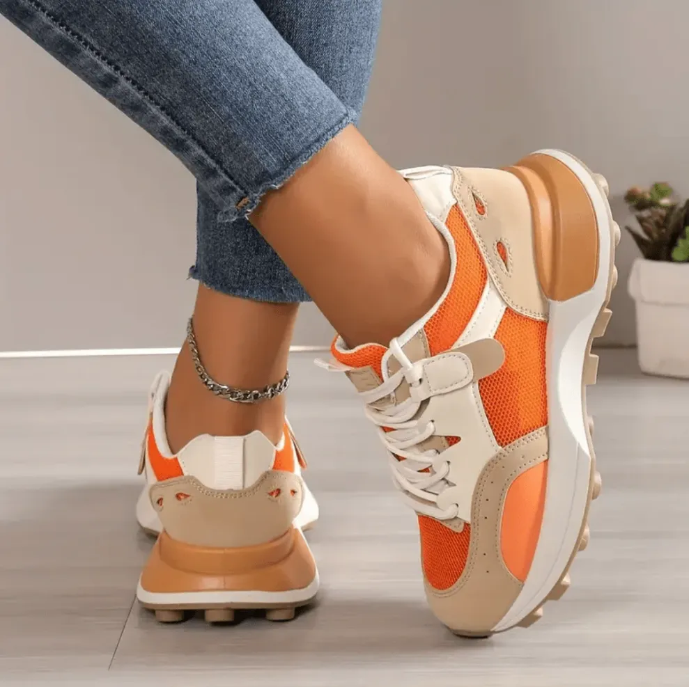 Casual colourful breathable trainers for women