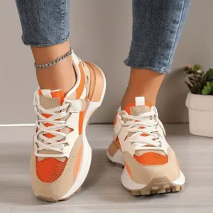 Casual colourful breathable trainers for women