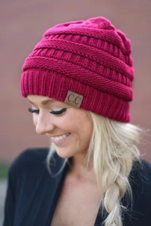 CC Beanie - Deep Raspberry