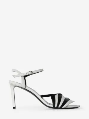 CELINE FLAME OPEN TOE HEELS