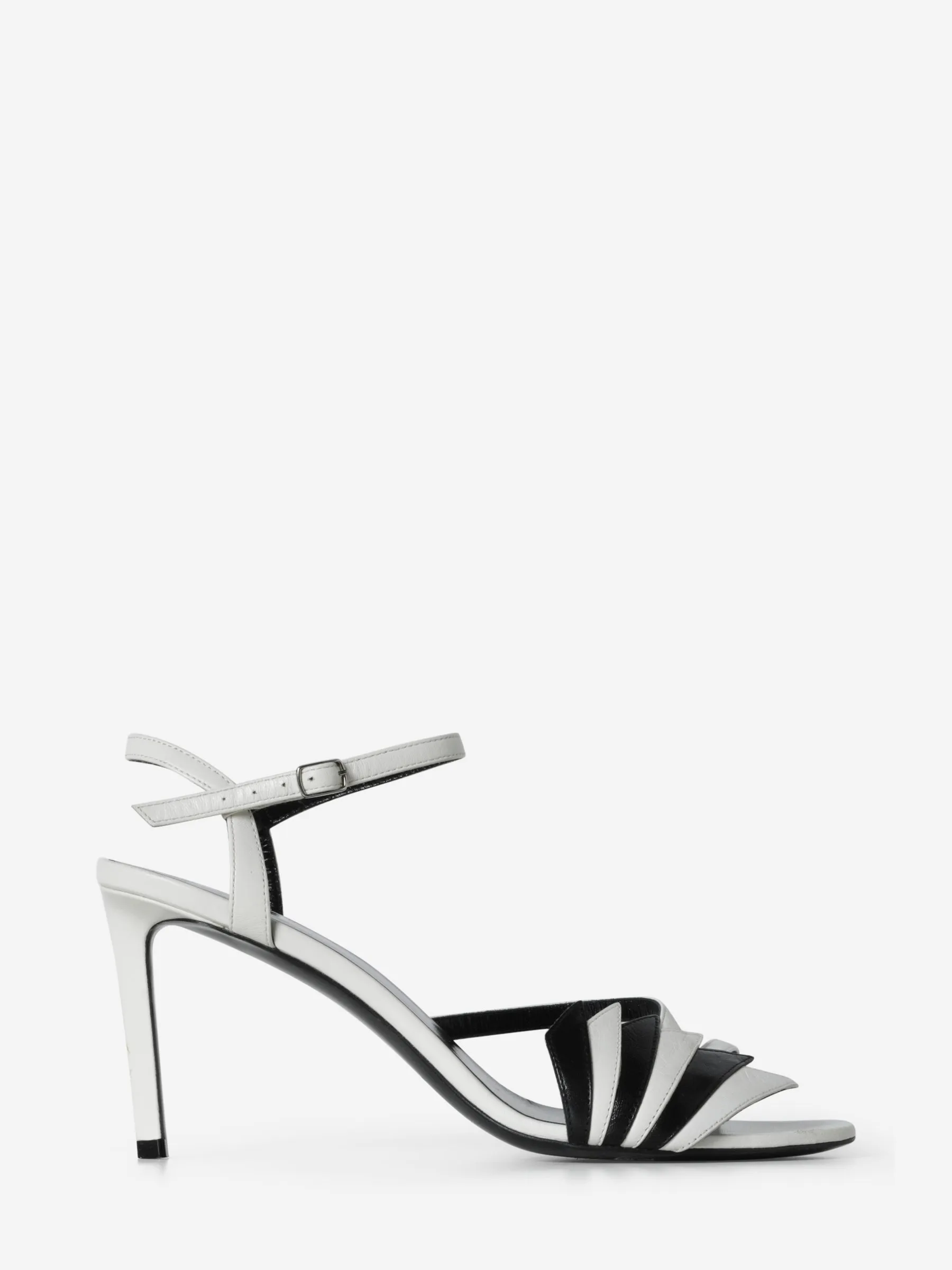 CELINE FLAME OPEN TOE HEELS