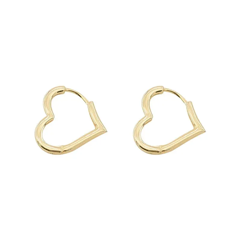 Charming Kawaii Red Heart Stud Earrings 💖✨ - Adorable Jewelry for Romantic Moments & Gifts! 🎁