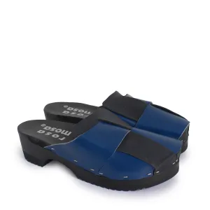 CHESS BICOLOR CLOG   Black / Cobalt