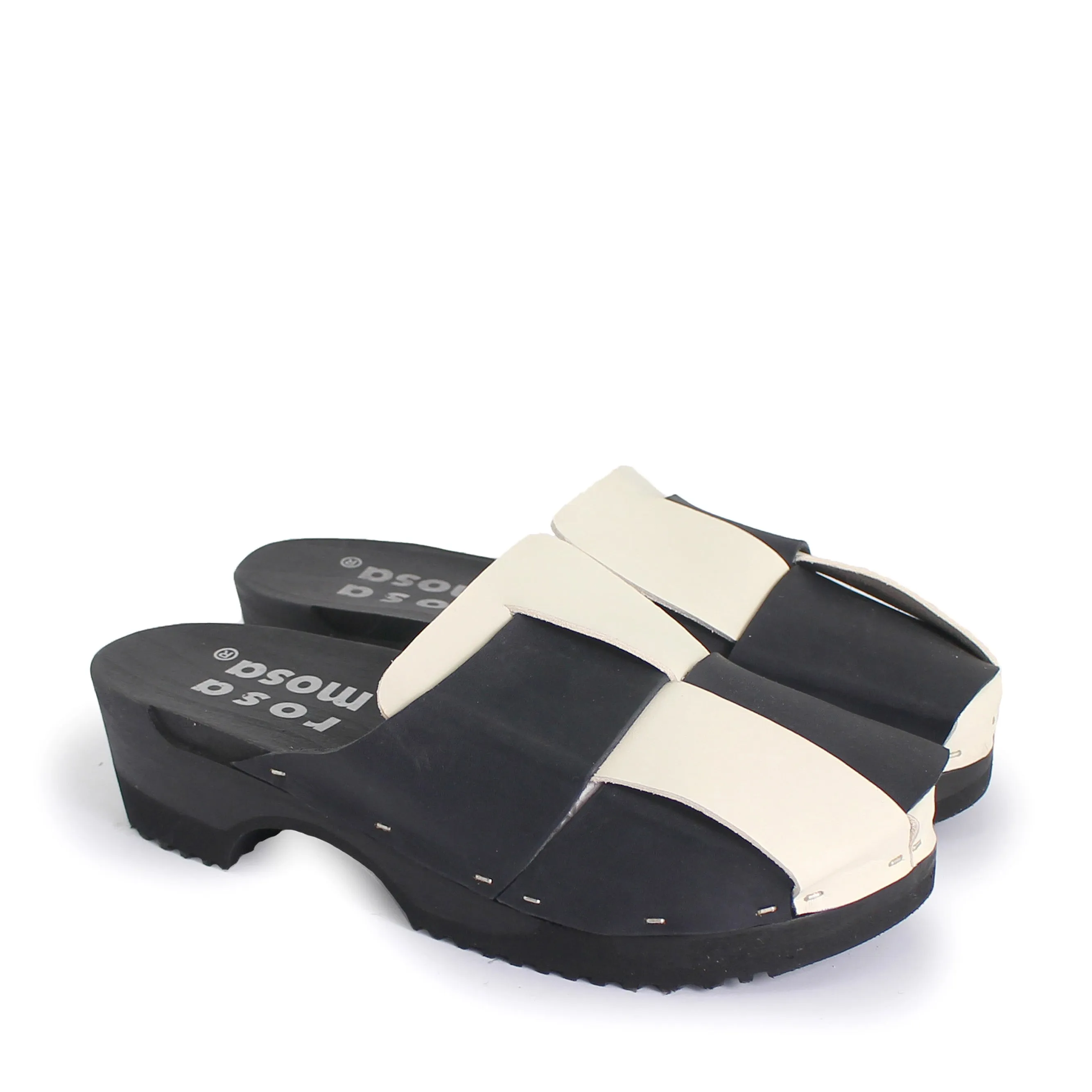 CHESS BICOLOR CLOG   Black / White