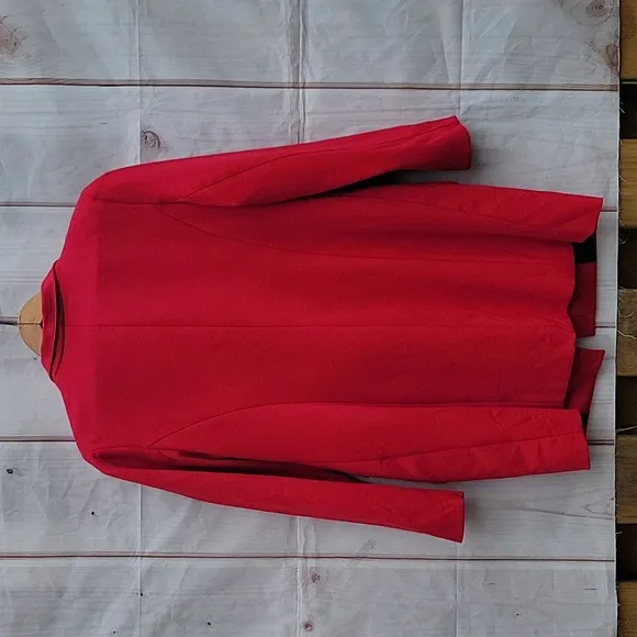 Chico's Red Sleek Ponte Jacket Size Medium