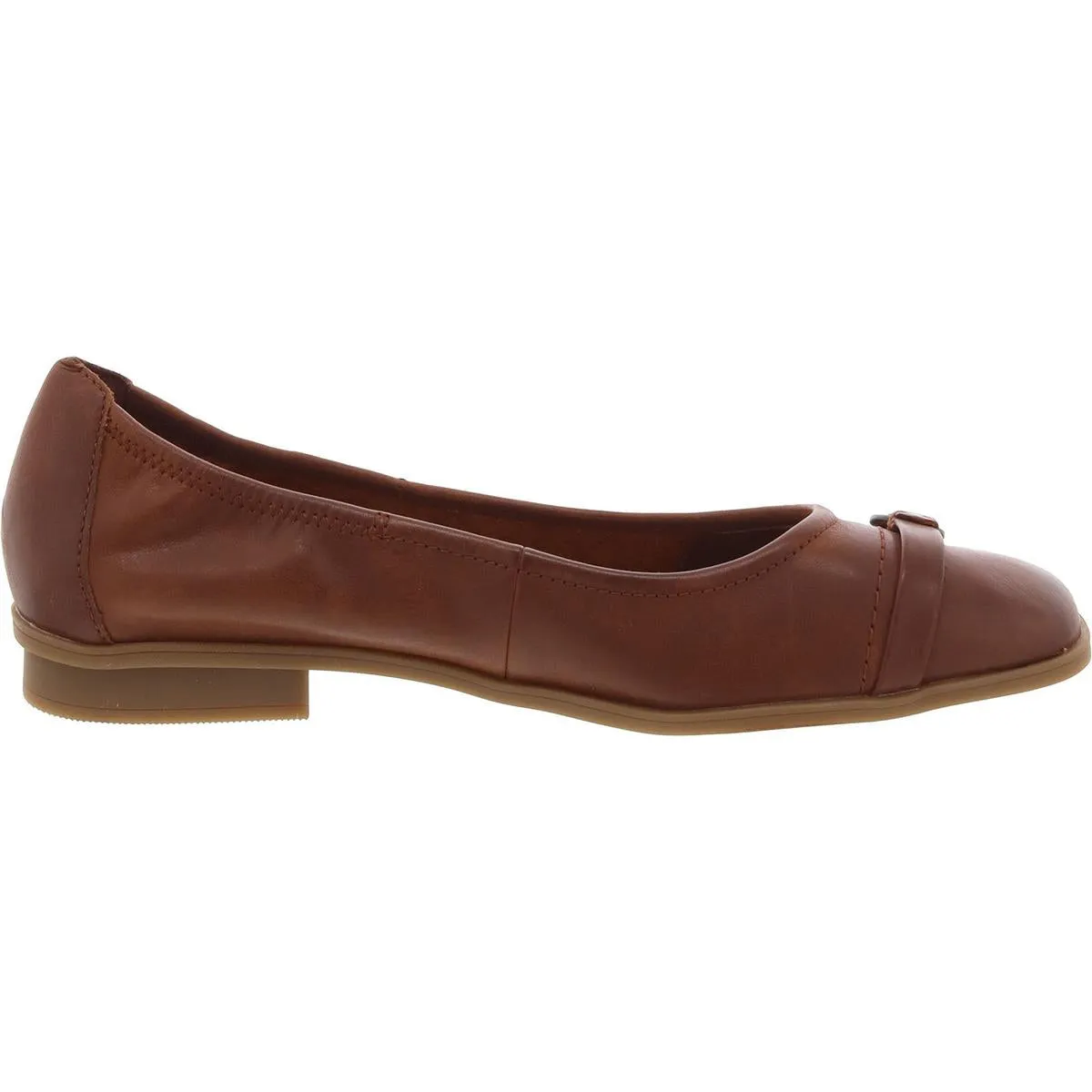 Clarks Womens Lyrical Sky Padded Insole Leather Ballet Flats