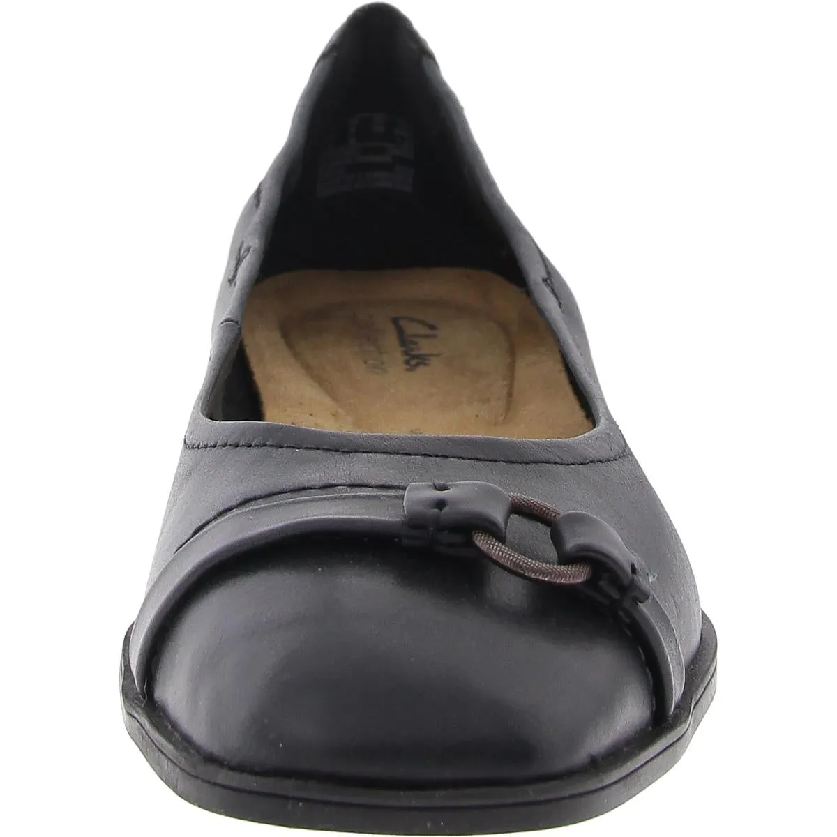 Clarks Womens Lyrical Sky Padded Insole Leather Ballet Flats