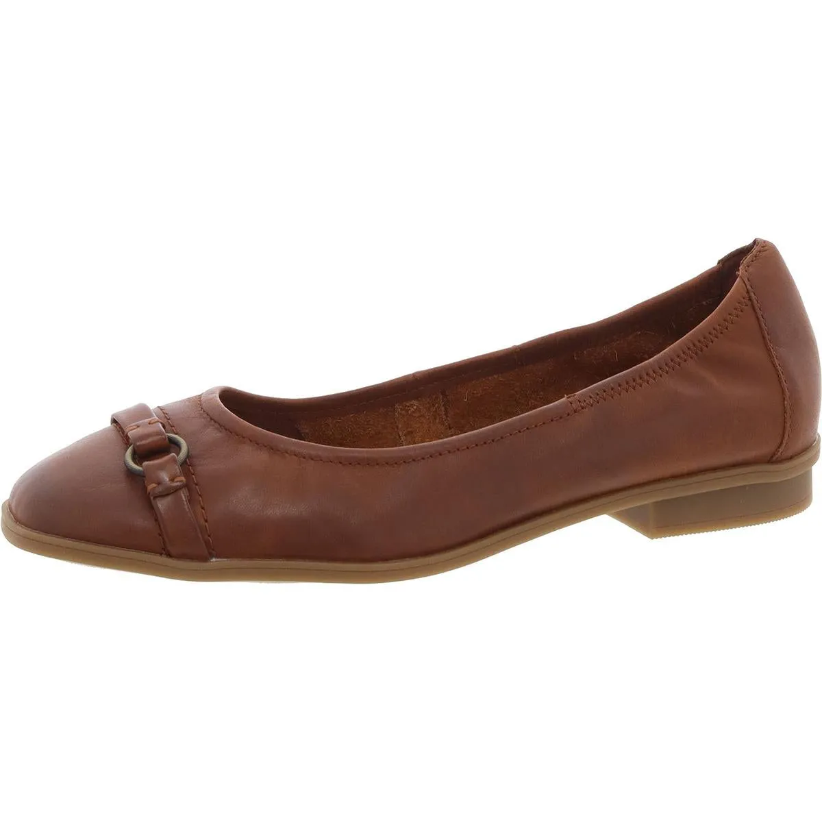 Clarks Womens Lyrical Sky Padded Insole Leather Ballet Flats