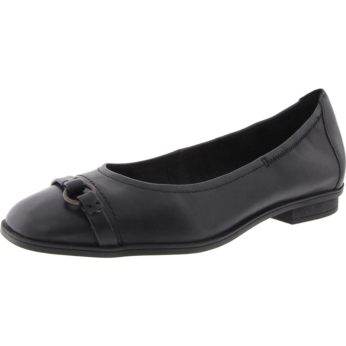 Clarks Womens Lyrical Sky Padded Insole Leather Ballet Flats