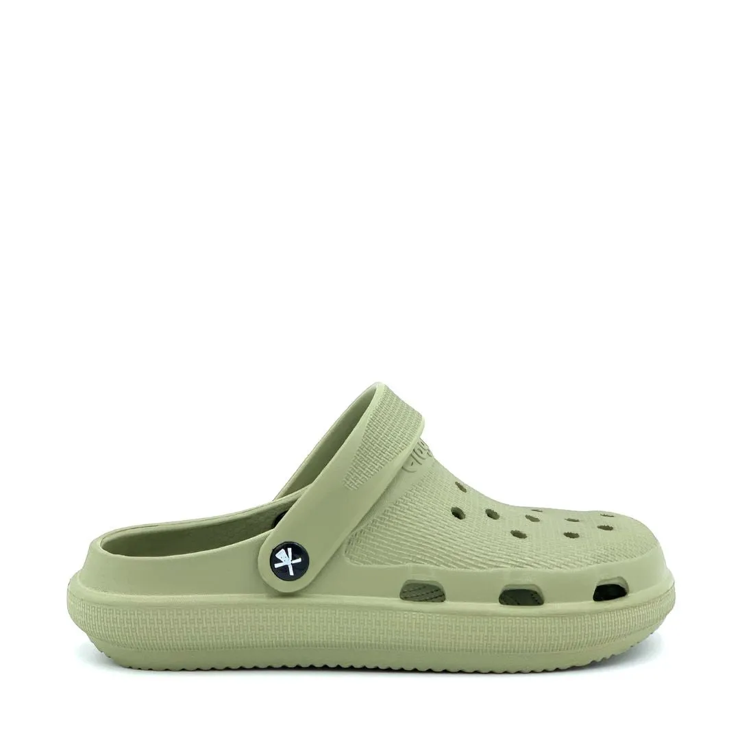 Clogees Softy Clog Khaki Size 11
