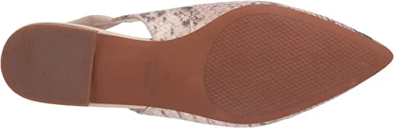 Cole Haan womens Eden Skimmer Ballet Flat, Python Printed Leather Cement Leather, 9.5 US