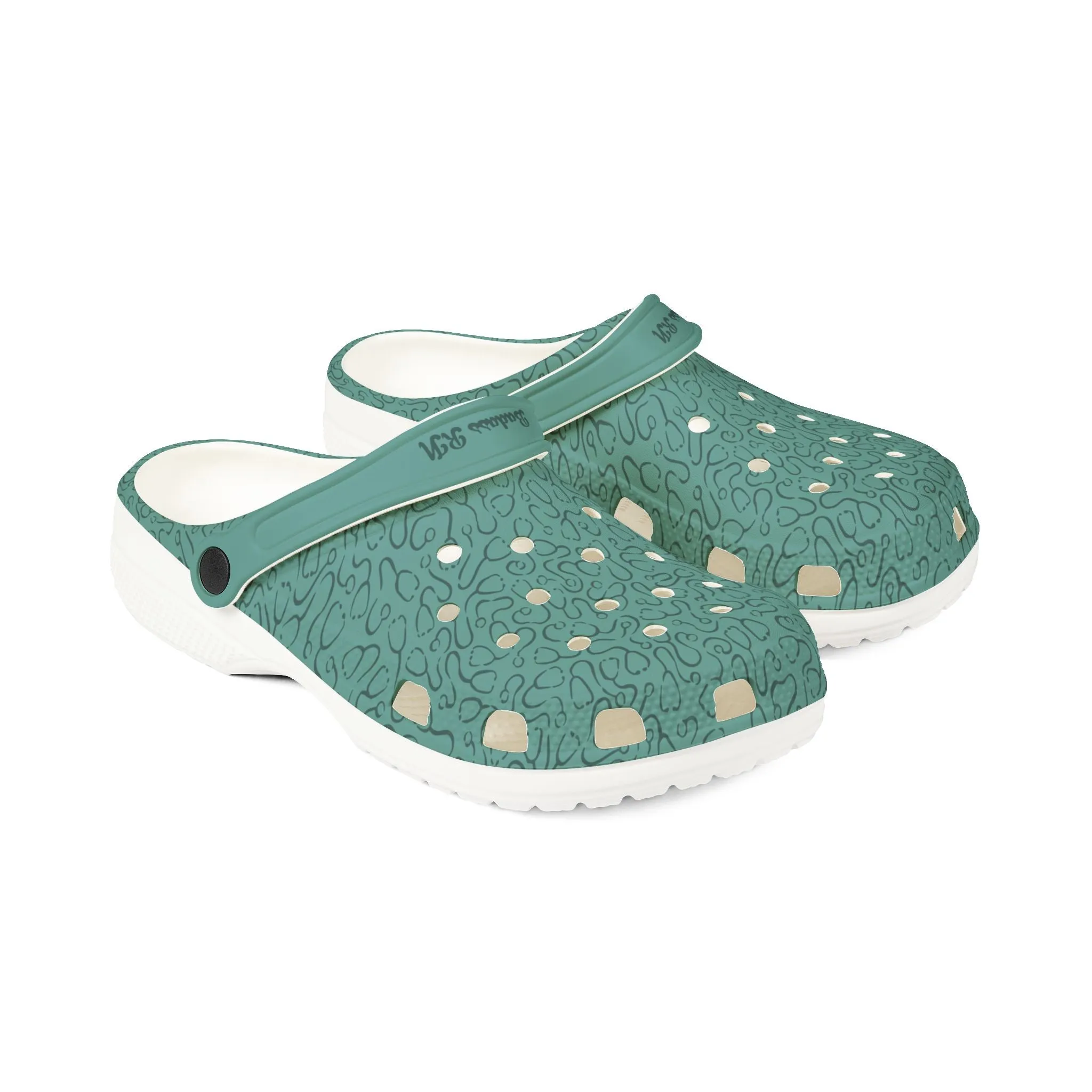 Comfortable EVA Foam Rubber Clogs with Stethoscope Design
