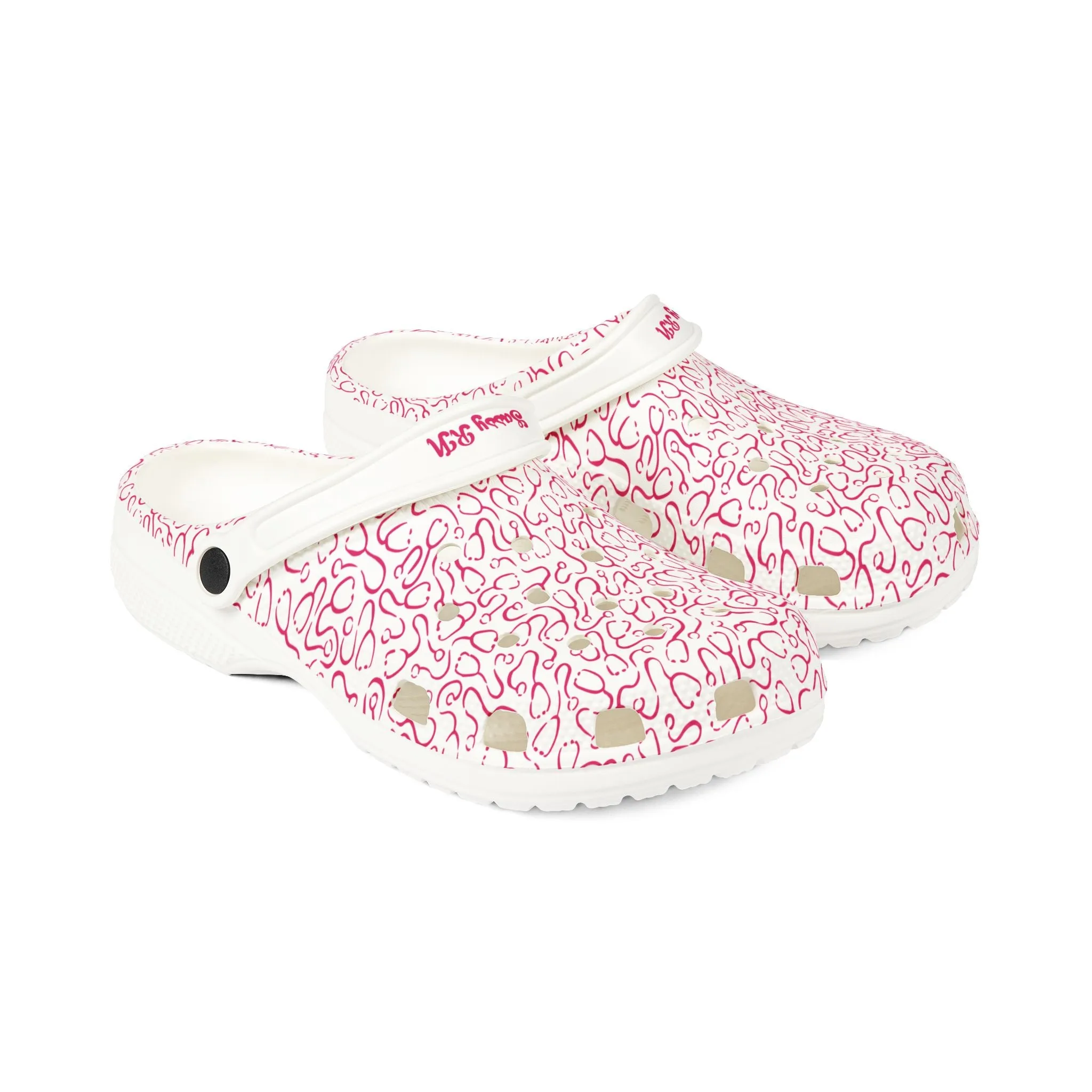 Comfortable EVA Foam Rubber Clogs with Stethoscope Design