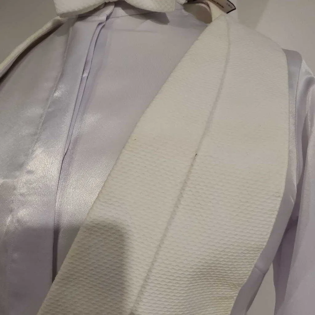 Cream Formal Vest and Bowtie