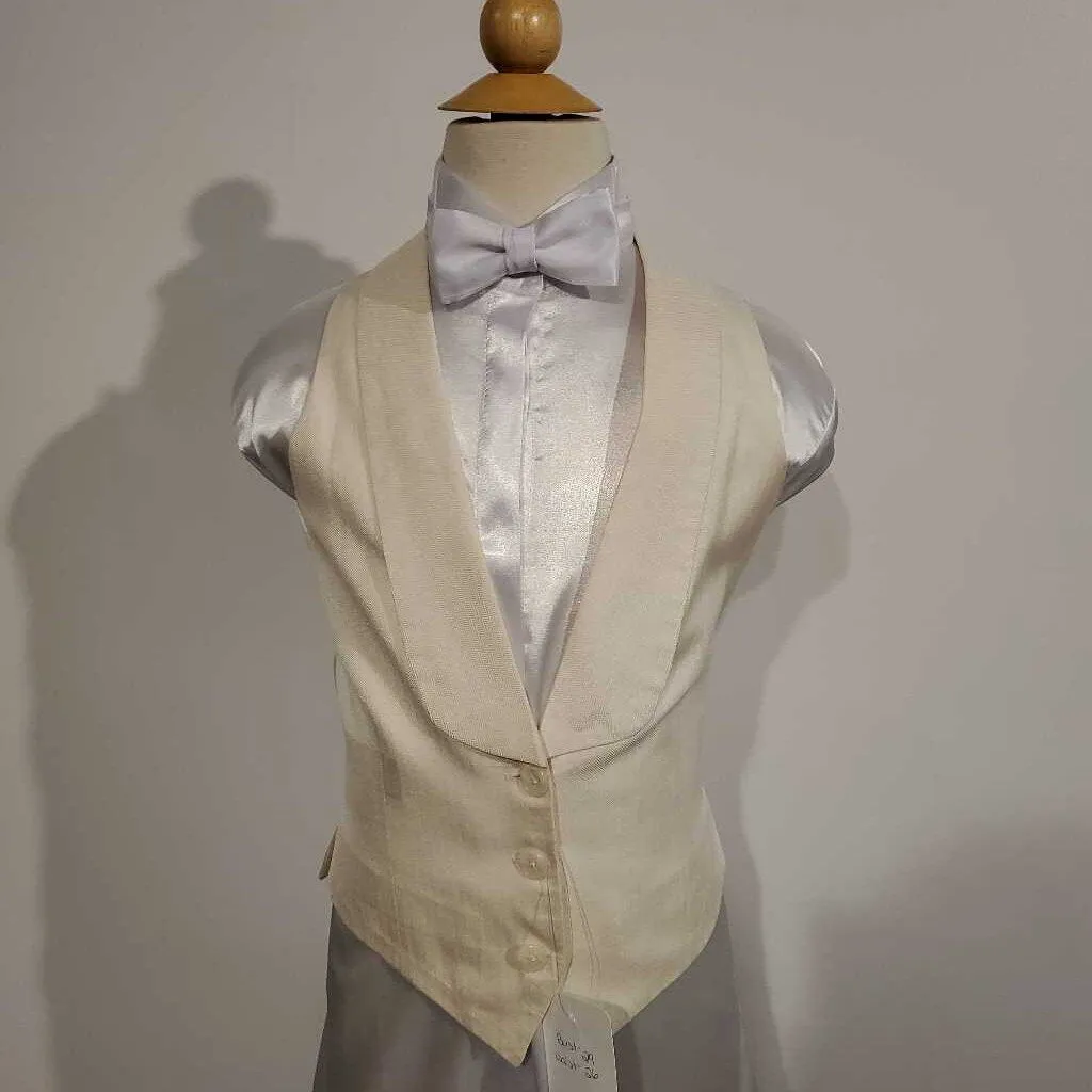 Cream Formal Vest