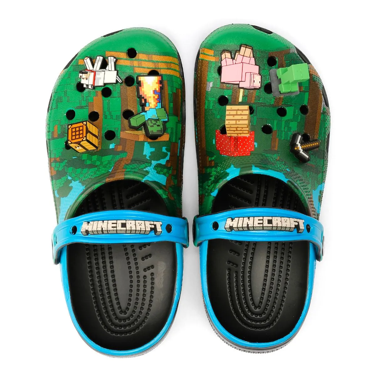 Crocs Minecraft Classic Kids Multi Clogs