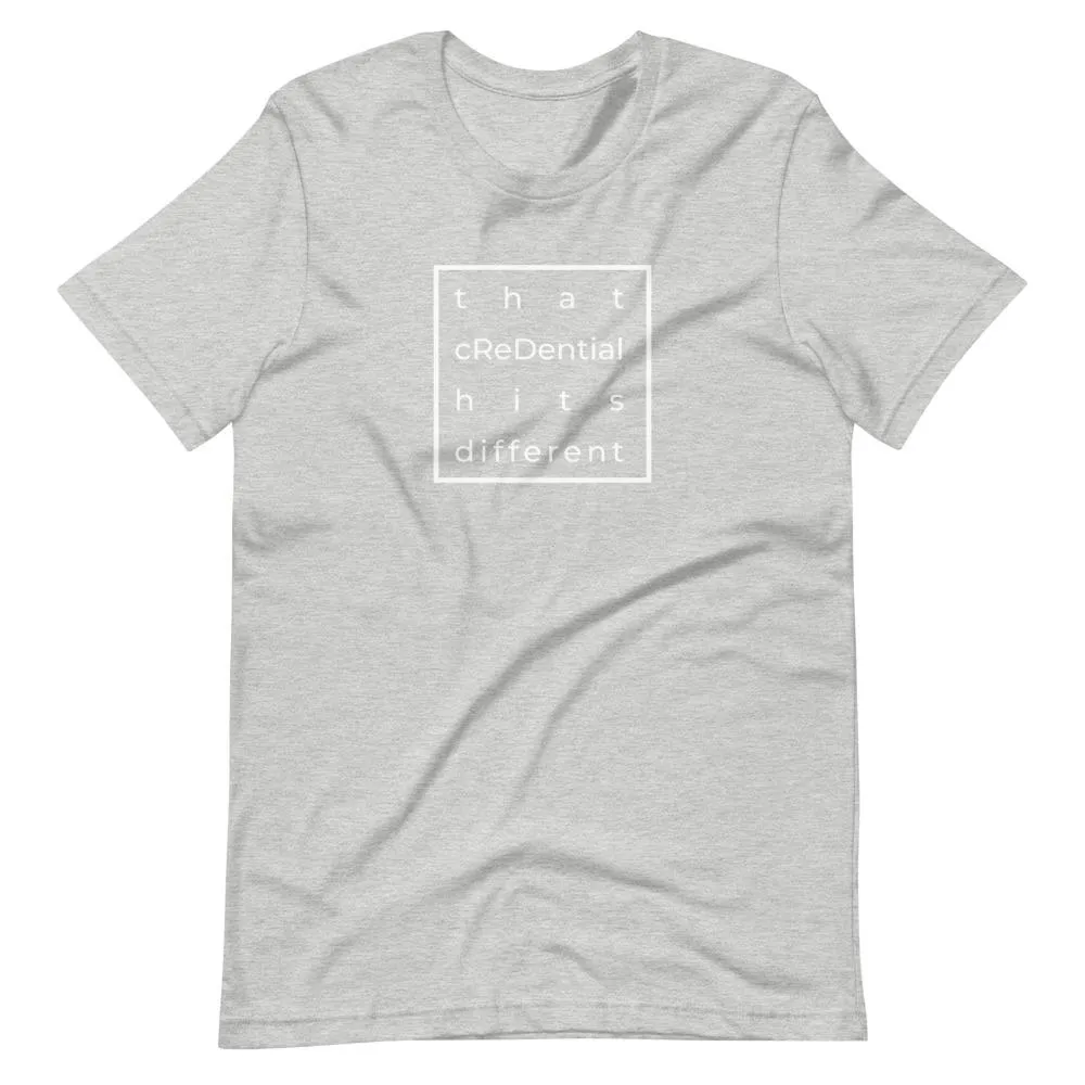 Dietitians Hit Different | Unisex Cotton Crew | Shades of Gray