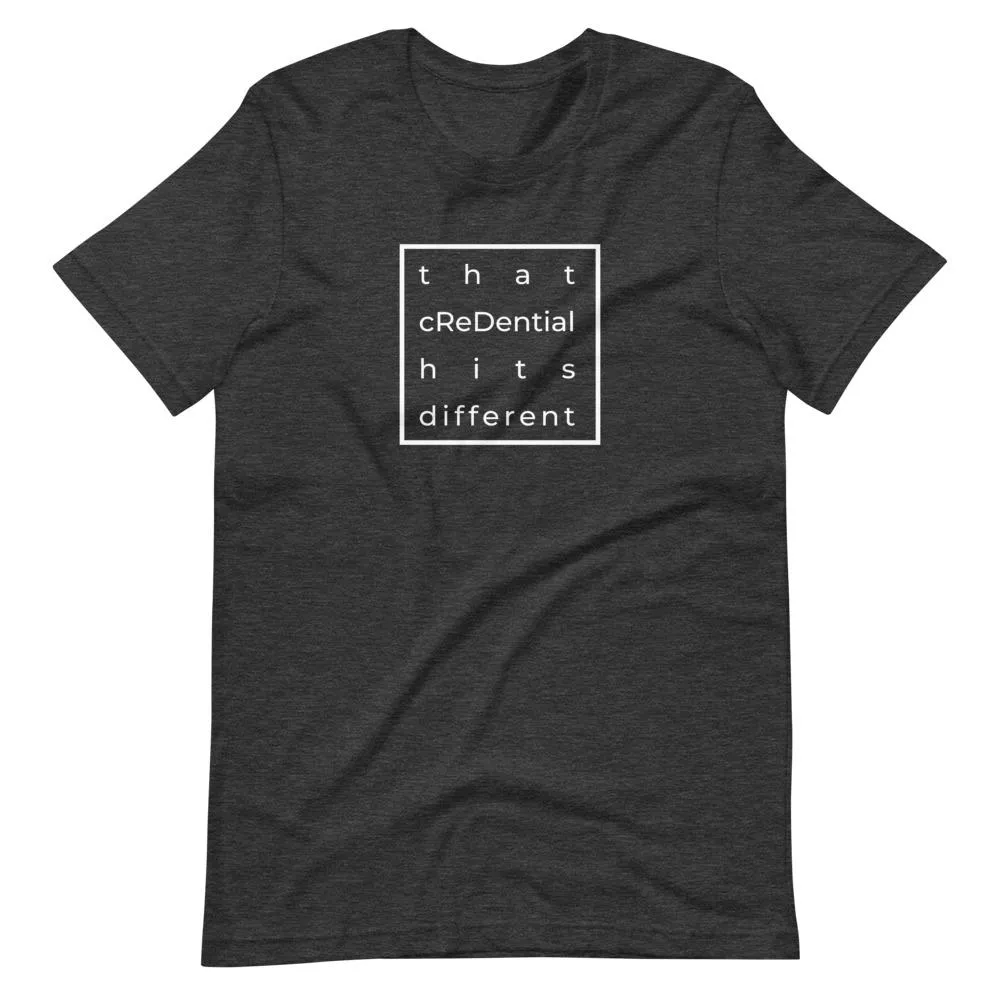 Dietitians Hit Different | Unisex Cotton Crew | Shades of Gray