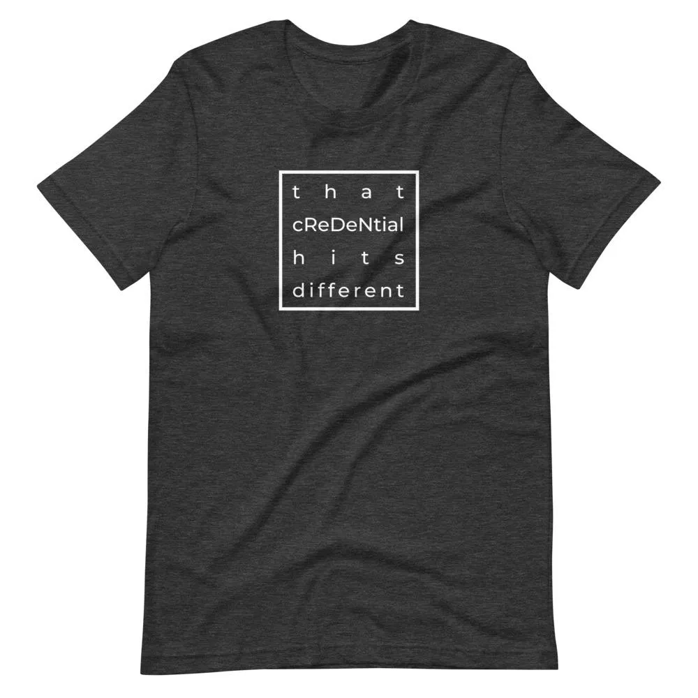 Dietitians Hit Different | Unisex Cotton Crew | Shades of Gray