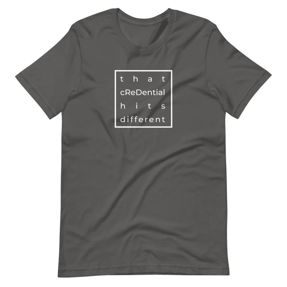 Dietitians Hit Different | Unisex Cotton Crew | Shades of Gray